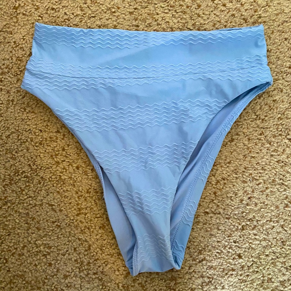 Light Blue high cut cheeky bottoms